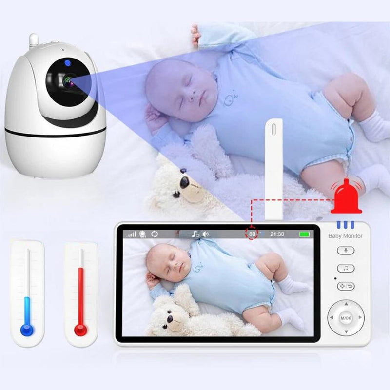 Baby Monitor 5" Screen Wireless Video Camera