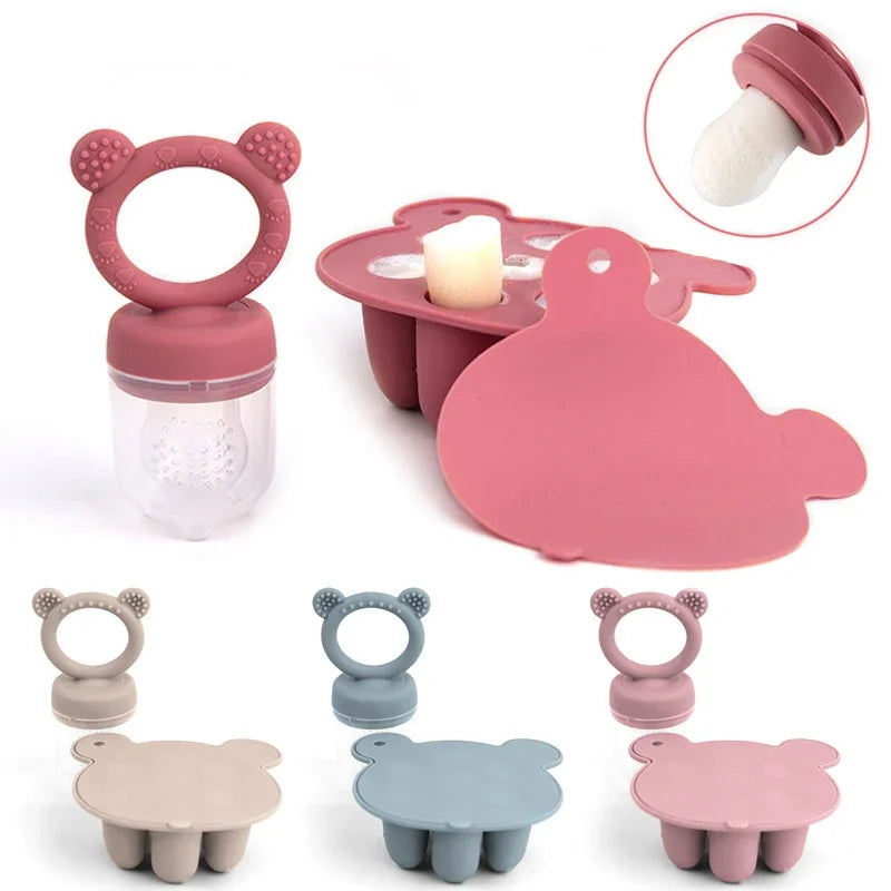 Silicone Baby Feeder and Tray