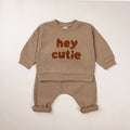 Organic Cotton Baby Clothes Set – 2-Piece Sweatshirt & Pants