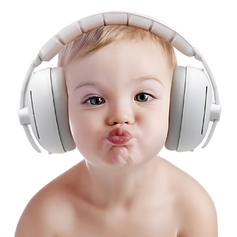 Baby Noise Cancelling Headphones: Adaptable 2-in-1 Design (Comfortable Earmuffs)