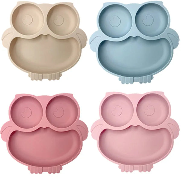 Baby Suction Plate: CuteOwl