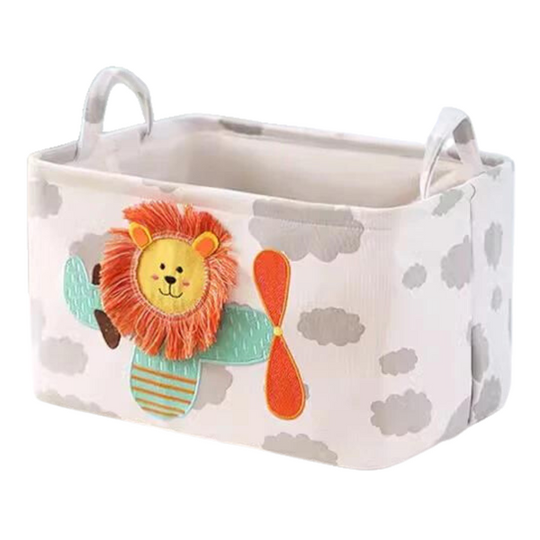 Linen Storage Bin - Safari Print