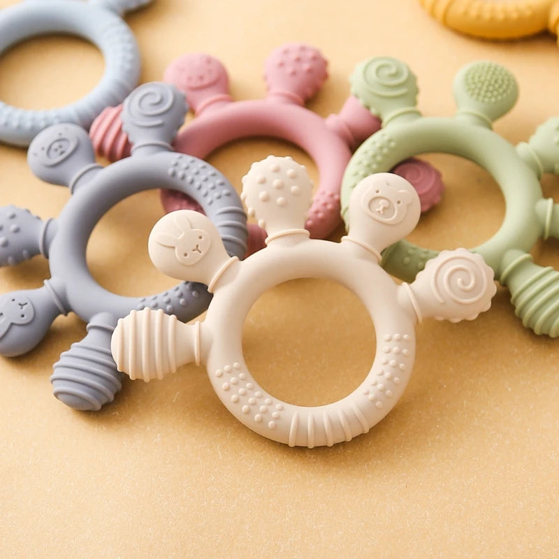 Sensory Teething Ring 100% BPA-Free