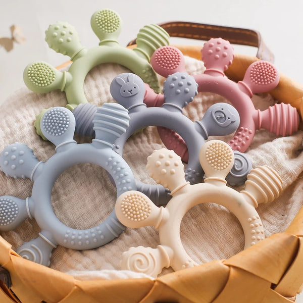 Sensory Teething Ring 100% BPA-Free